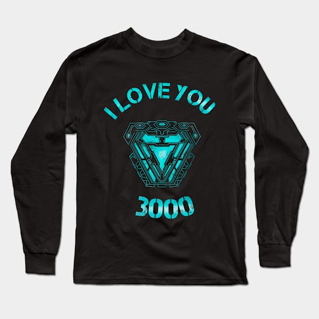 Love you 3000 Long Sleeve T-Shirt by MarcelaPR